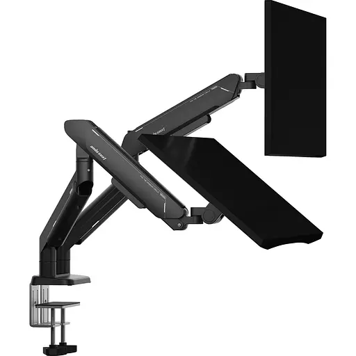 Настільне кріплення для моніторів Anda Seat Stealth Pro II Duo 17-42` Full Black (AD-W-A9-2S-BB) [148294] - фото 8