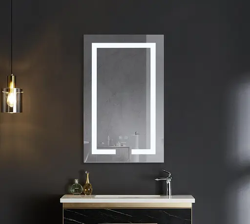 Дзеркало Mixxus Hard MR07-50x80 (LED Touch, антизапотівання, димер, регулювання яскравості) MX9992 - фото 8