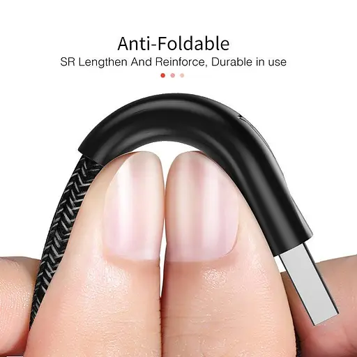 Кабель Usams MicroUSB U41 Braided 2A 1m (Black) [62242] - фото 3