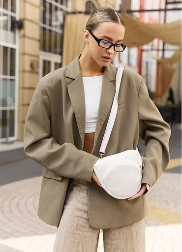 Сумка женская Sambag Sofi белая 20 х 18 х 5 см (88193008) - фото 1