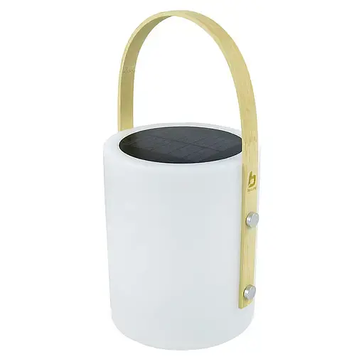 Ліхтар кемпінговий Bo-Camp Longford Solar 150 Lumen Bamboo/White (5818878) - фото 3