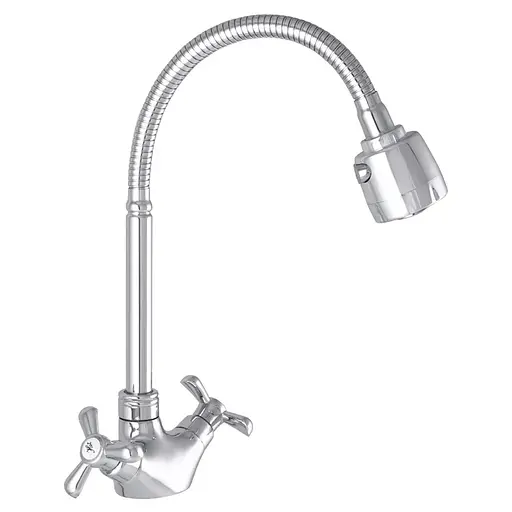 Змішувач для кухні з гнучким виливом Mixxus Vega 271 MI2772 Хром - фото 1