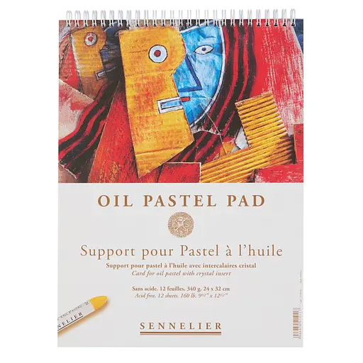 Альбом для масляной пастели Sennelier, 12 листов, 360 г/м, 24х32 см