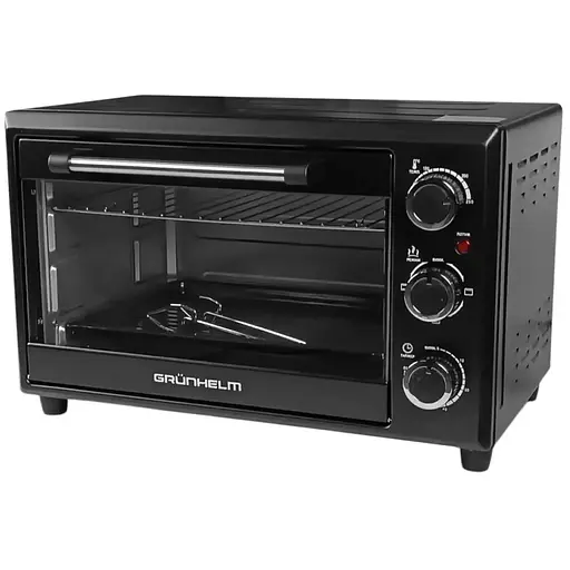 Піч електрична Grunhelm GN28AВ 1600 Вт 28 л чорна (136129)