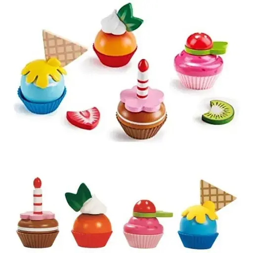 Іграшкові продукти Тістечка Hape E3157 Набір іграшок - Десерти - фото 1