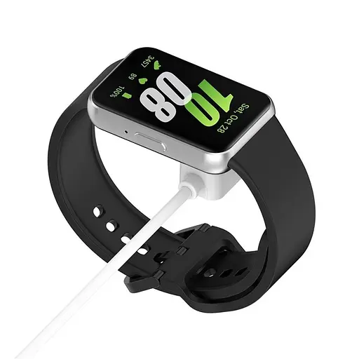 Зарядний пристрій Amazfeel для фітнес-браслета Huawei band 9, 8, 7, 6, 6Pro (Type-C - вхід) білий - фото 9