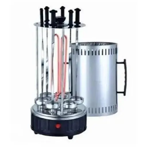 Електрошашличниця вертикальна на 6 шампурів SW8808  1000Вт  - фото 2