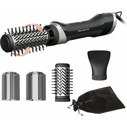 Фен-щітка Rowenta Brush Active 1000 Вт чорний (UB9530F0) - фото 1