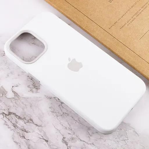 Чохол Silicone case AAA with Magsafe and Animation для Apple iPhone 12 Pro Max 6.7 Білий/White - фото 7
