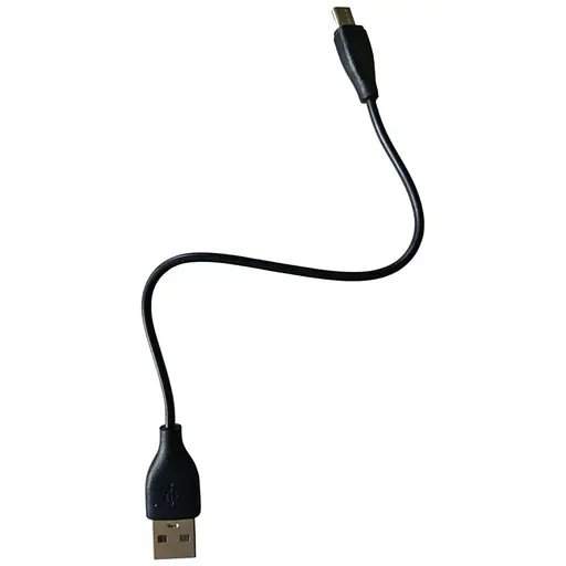 Кабель микроспид 22 см microUSB шнур черный