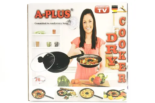 Сковорода Драй Кукер A-Плюс 300 BH 26 см с антипригарным покрытием Dry Cooker - фото 4