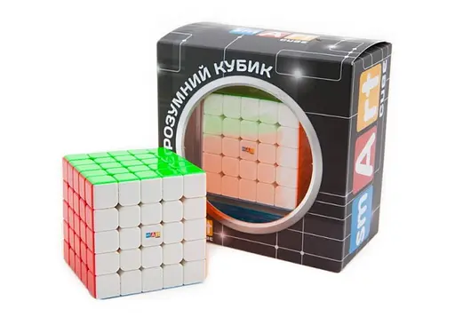 Розумний Кубик 5х5 Магнітний без наліпок кольоровий пластик (Smart Cube 5х5 Magnetic Stickerless) (SC505) - фото 3