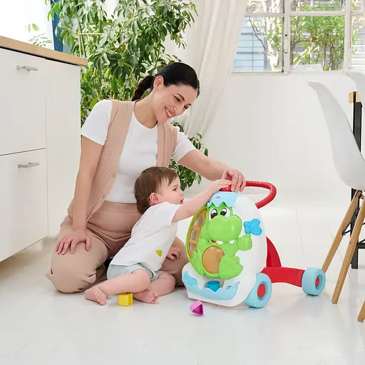 Іграшка - ходунки 2 в 1 Chicco Динозаврик (11293.00) - фото 3