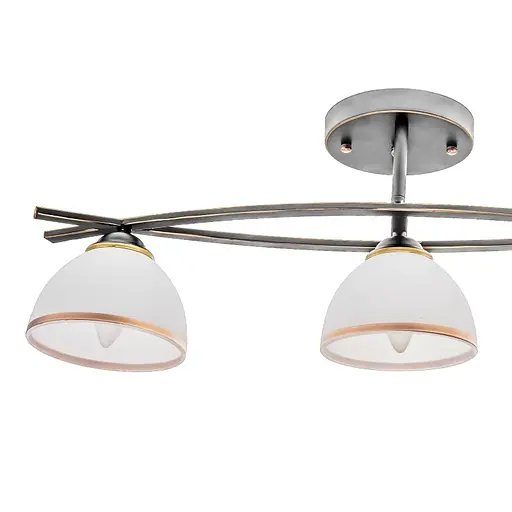Люстра стельова Brille в зал E27 60W G (LK-618C/3) - фото 3