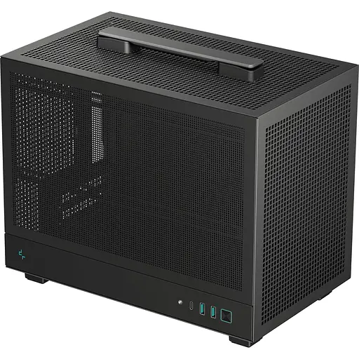 Корпус DeepCool CH160 Mesh Black (R-CH160-BKNMI0-G-1) [146739] - фото 2