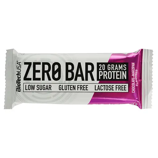 Батончик протеиновый BiotechUSA Zero Bar Chocolate-Marzipan 50 г - фото 1
