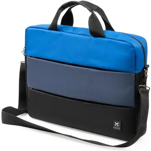 Сумка для ноутбука Vinga 15.6" NB1120 Black/Blue (NB1120BB) - фото 1