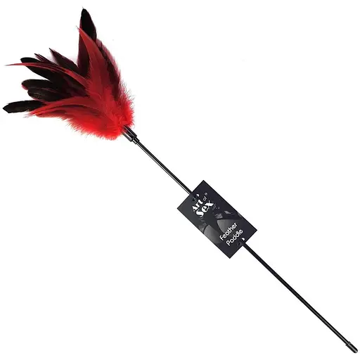 Лоскіт червоний Art of Sex - Feather Paddle, перо молодого півня