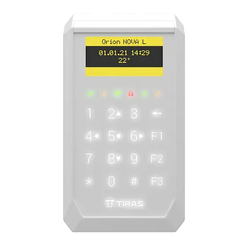 Клавіатура Tiras K-PAD OLED White з OLED-дисплеєм (21-00087)