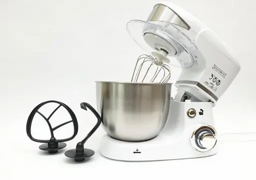 Кухонный комбайн тестомес Royalty Line PKM-1600 White - фото 2