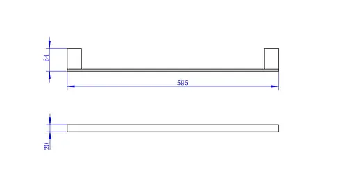 Тримач для рушника Imprese Bitov 131300 Хром - фото 2
