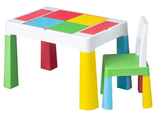 Комплект меблів Multifun table set стіл+1 стільчик Multicolor - фото 1