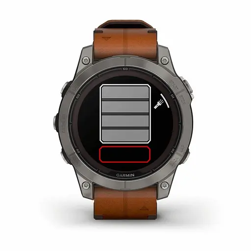 Смарт-часы Garmin Fenix 7 Pro Sapphire Solar Titanium with Chestnut L. Band (010-02777-30) - фото 3