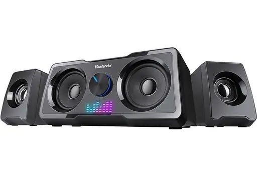 Акустическая система Defender Soundwall (2.1) 16W (питание от USB) Черная - фото 2