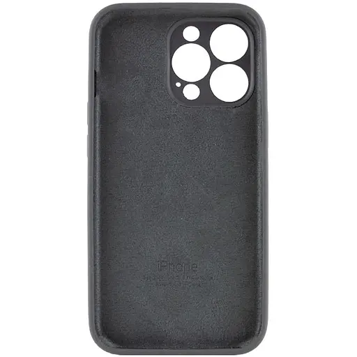 Чохол Epik Silicone Case Full Camera Protective AA для Apple iPhone 13 Pro 6.1 Сірий/Dark Gray - фото 4