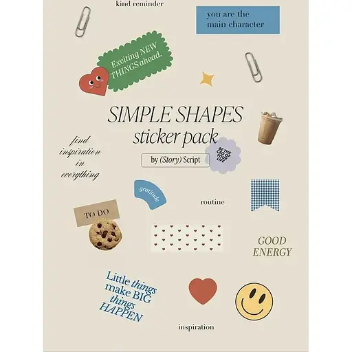 Стікерпак (Story) Script "Simple Shapes"