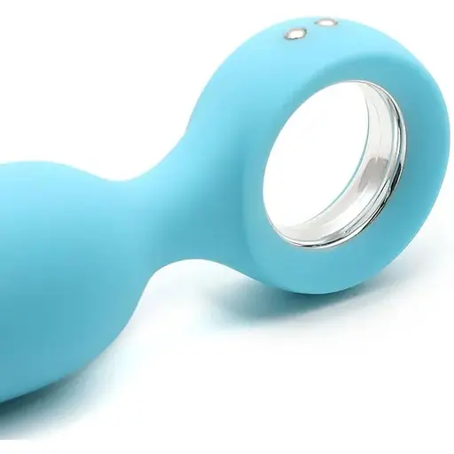 Анальна вібропробка KisToy Orville Blue - фото 6