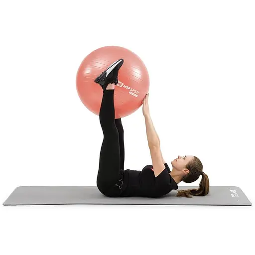 Фитбол Hop-Sport 55см розовый + насос 2020 - фото 6