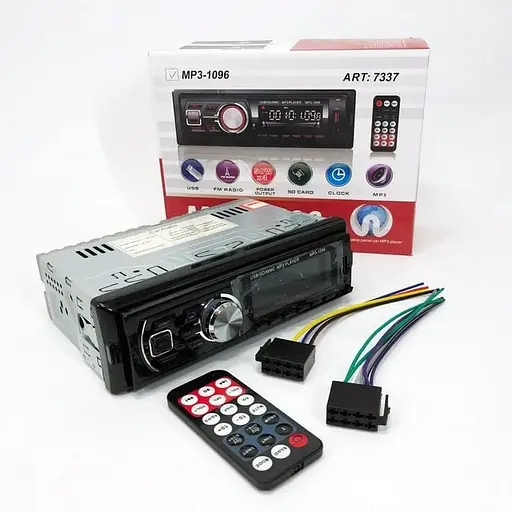 Автомагнитола MP3 1096 BT 1 DIN с LED дисплеем - фото 8