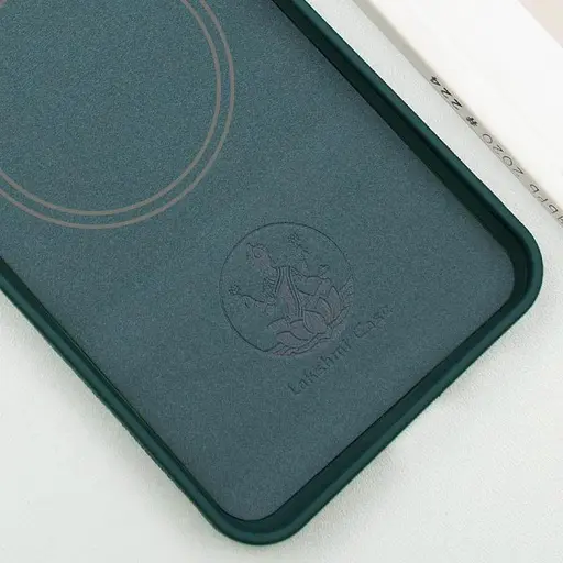 Чохол Silicone Cover Lakshmi (AA) with MagFit для Google Pixel 9 / 9 Pro Зелений / Dark green - фото 2