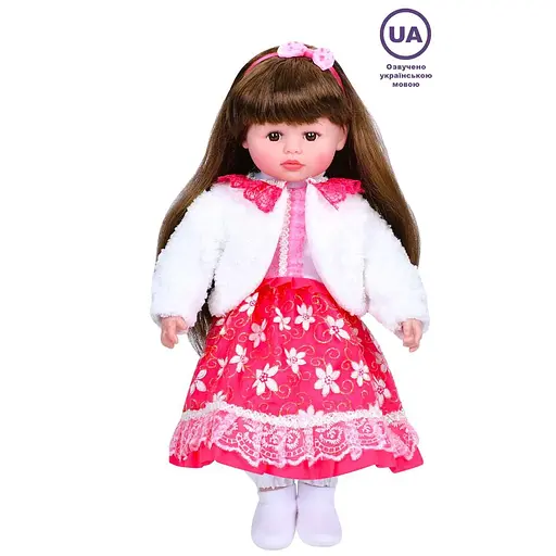 Кукла Маленькая пани, 45 см, мягконабивная, музыка-звук (украинский), загадка, песня, стих (в ассортименте) - фото 2