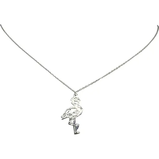 Срібне кольє Qvaliz Фламінго. 90801128 45