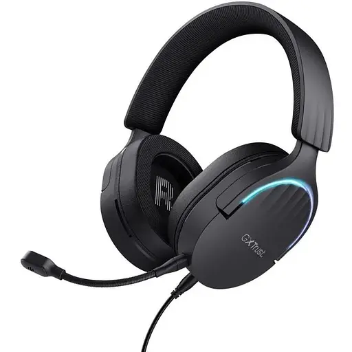 Гарнитура Trust игровая GXT 490 FAYZO 7.1 USB-A 2 м черная