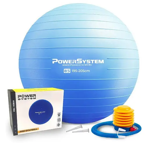 М'яч для фітнесу (фітбол) Power System PS-4018 Ø85 cm PRO Gymball Blue (PS-4018_85cm_Blue) - фото 1