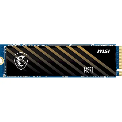 SSD диск MSI Spatium M371 500GB NVMe M.2 2280 PCIe 3.0 x4 3D NAND TLC (S78-440K160-P83) - фото 1