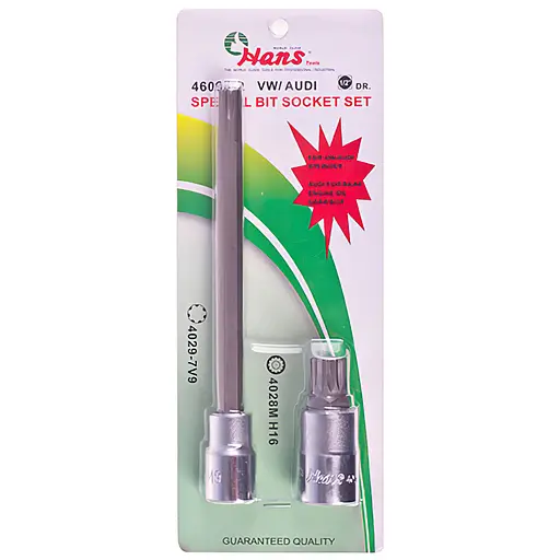 Набір біт Hans Spline для обслуговування моторів VW (46098-2) - фото 1