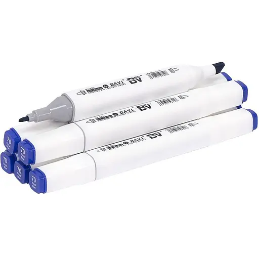 Скетч-маркер двусторонний Bavi №70, на спиртовой основе, 10 шт.