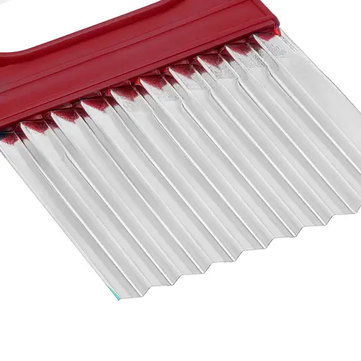 Сырорезка нож для нарезки сыра овощерезка большая с ручкой (14x9 см), Kitchette Красный 83577 - фото 3