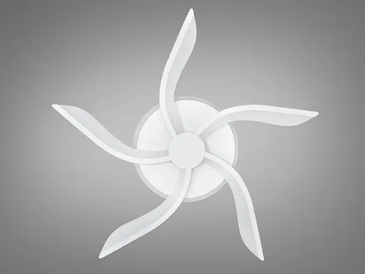 Стельова led люстра з пультом, підсвіткою, 53W, біла - фото 4