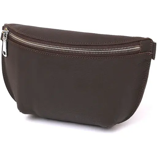 Шкіряна жіноча сумка бананка Shvigel 23х13х5 см sum0020168 - фото 1