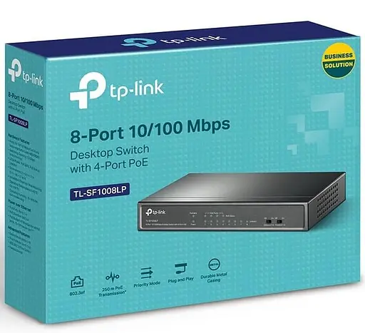 Коммутатор TP-Link TL-SF1008LP (TL-SF1008LP) - фото 3