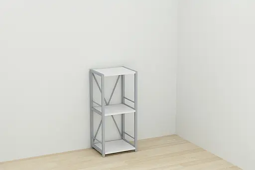 Етажерка 3/34 Ferrum-decor Серії Коннект 73x34x28 сірий ДСП Білий 16мм (FRD-104301) - фото 5