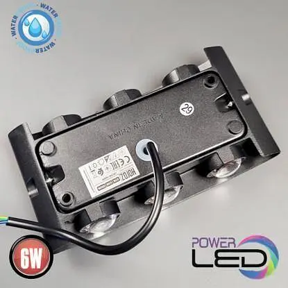 Світильник вуличний садово-парковий фасадний світлодіодний LED 6W настінний - фото 3