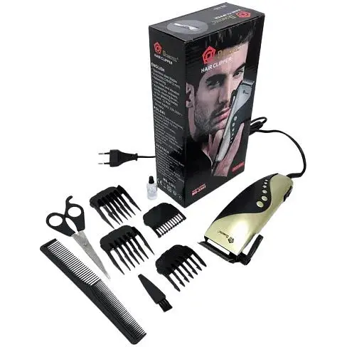 Машинка для стрижки DOMOTEC MS-3303 стрижка для стрижки 45 мм нержавеющая сталь 12 Вт Серебристо-черный - фото 1