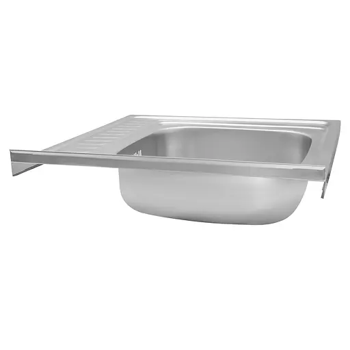 Кухонна мийка Kroner KRP Dekor-6060L (0,6 мм) CV022812, Decor - фото 4