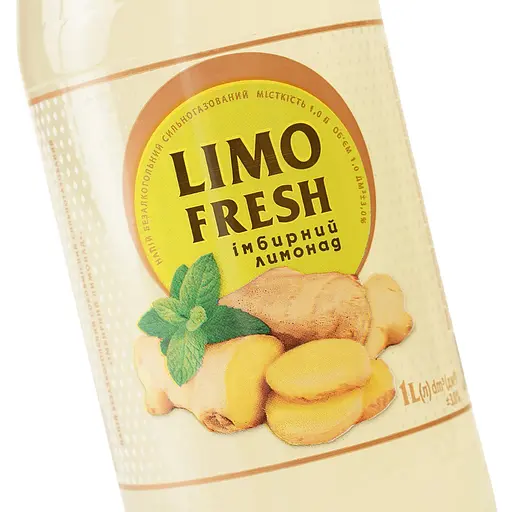 Напій Limofresh Імбирний лимонад безалкогольний 1 л - фото 5